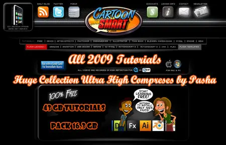 CARTOON SMART - ALL Collection 2009 Tutorials