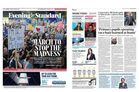 London Evening Standard – March 22, 2019