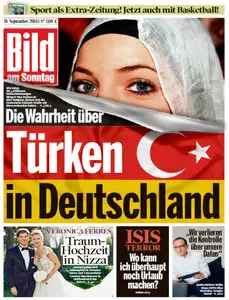 Bild Zeitung vom 28 September 2014