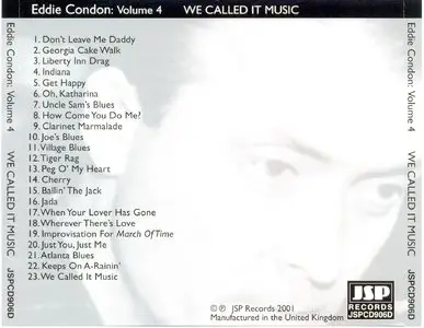 Eddie Condon - The Classic Sessions 1927-1949 (2001)