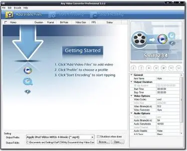 Any Video Converter Professional v2.2.2