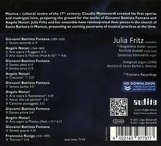 Julia Fritz, Johannes Hämmerle, Magdalene Harer, Reinhild Waldek - Angelo Notari, Giovanni Battista Fontana (2021)