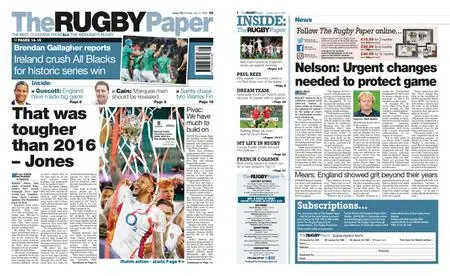 The Rugby Paper – July 17, 2022