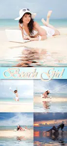 Stock Photo - Beach Girl 