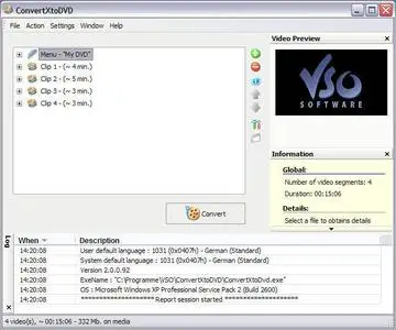 VSO ConvertXToDVD ver.2.0.17.138