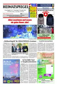 Heimatspiegel - 27. Dezember 2018