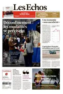 Les Echos du Vendredi 24 et Samedi 25 Avril 2020