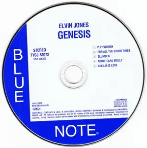 Elvin Jones - Genesis (1971) {2014 Japan SHM-CD Blue Note 24-192 Remaster TYCJ-81072}