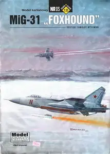 ModelCard 085 MiG-31 Foxhound [Paper model]