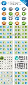 Vector - Mega set of different icons