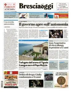 Brescia Oggi - 25 Ottobre 2017
