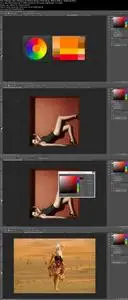 Analogic Color Harmony and Retouching in Photoshop