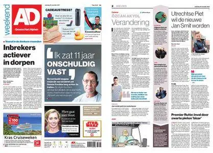 Algemeen Dagblad - Alphen – 25 november 2017