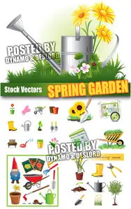 Spring garden - Stock Vectors