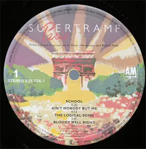 Supertramp - Paris (A&M 396 702-1) (GER 198_, ReIssue) (Vinyl 24-96 & 16-44.1)