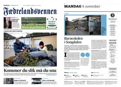 Fædrelandsvennen – 04. november 2019