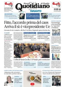 Quotidiano di Puglia Taranto - 21 Novembre 2024