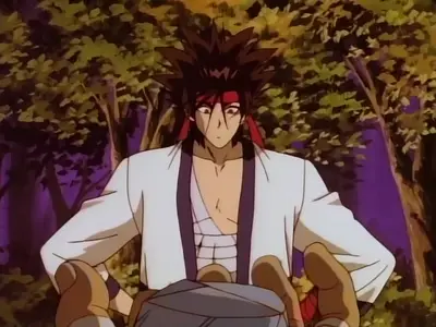 Rurouni Kenshin (1996 S02E11 Sanosukes Secret Training The Challenge of Anji the Destroyer D YFI