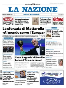 La Nazione Pistoia Montecatini - 7 Settembre 2025