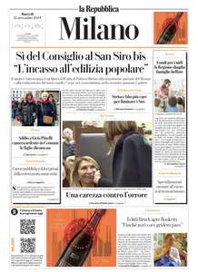 la Repubblica Milano - 12 Novembre 2024