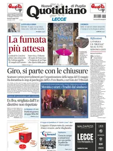 Quotidiano di Puglia Lecce - 8 Maggio 2025