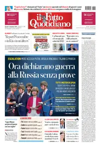 Il Fatto Quotidiano - 3 Settembre 2026