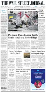 The Wall Street Journal - 9 July 2025