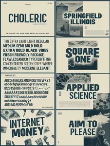 Creativemarket - Choleric Modern Sans Serif Family  92290387