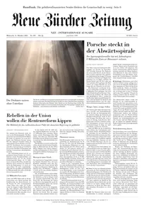 Neue Zurcher Zeitung International - 15 Oktober 2025