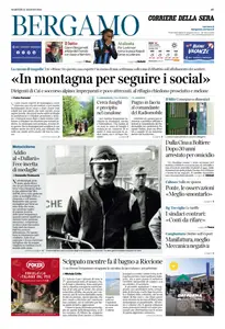 Corriere della Sera Bergamo - 12 Agosto 2025