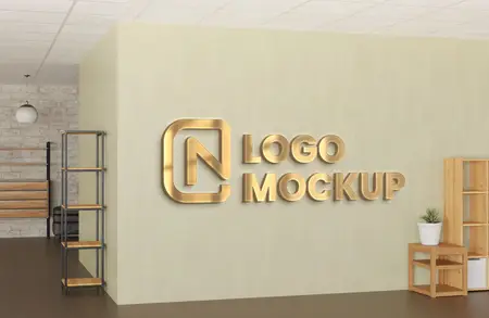 FP - Interior office logo mockup 28234265