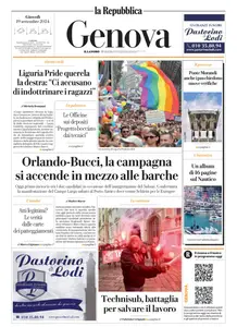 la Repubblica Genova - 19 Settembre 2024