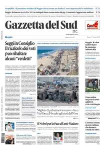 Gazzetta del Sud Reggio Calabria - 11 Ottobre 2025