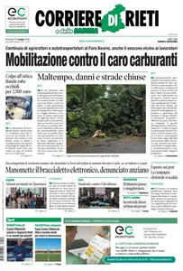 Corriere di Rieti - 17 Maggio 2026