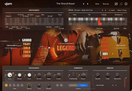 UJAM Virtual Drummer LEGEND v2.5.0