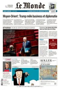 Le Monde du Mercredi 14 Mai 2025