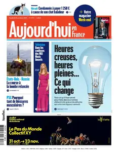 Aujourd’hui en France - 31 Octobre 2025