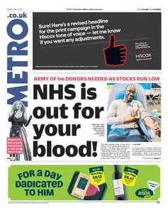 Metro UK - 9 June 2025