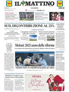 Il Mattino Salerno - 16 Dicembre 2024