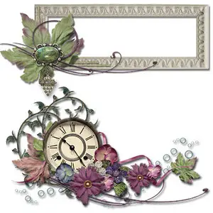 Vintage frames, clusters & elements