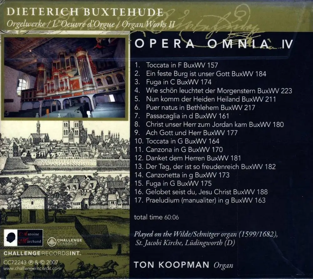 Ton Koopman - Buxtehude: Opera Omnia IV (Organ Works 2) (2006)