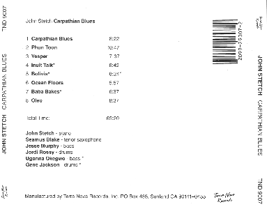 John Stetch - Carpathian Blues (1994)