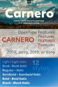 Carnero Font Family