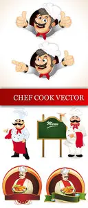 Chef Cook Vector