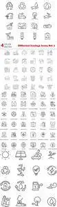 Vectors - Different Ecology Icons Set 7