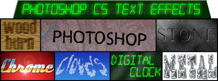WatchAndLearnPhotoshop Photoshop CS Text Effects DVD