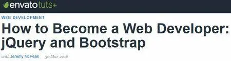 Tutsplus - How to Become a Web Developer jQuery and Bootstrap