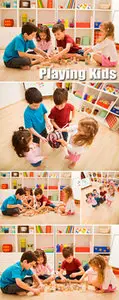 Stock Photo - Playing Kids