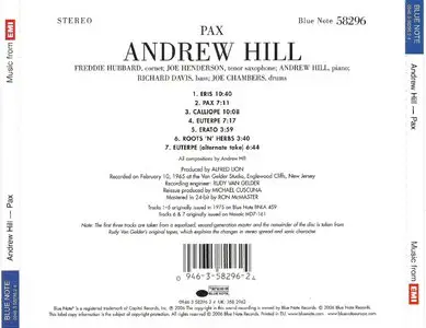 Andrew Hill - Pax (2006)