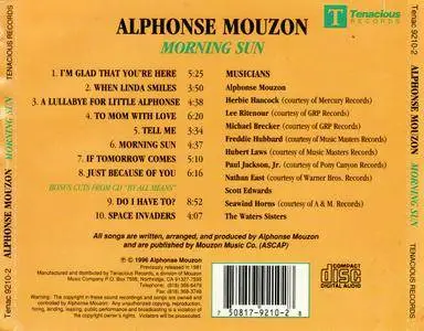 Alphonse Mouzon - Morning Sun (1981) {Tenacious}